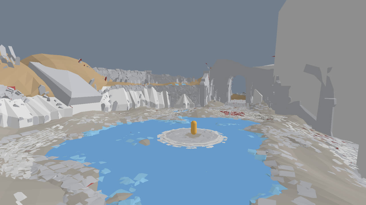 Gundyr's courtyard as collision