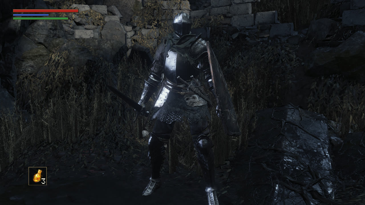 The Knight, front view