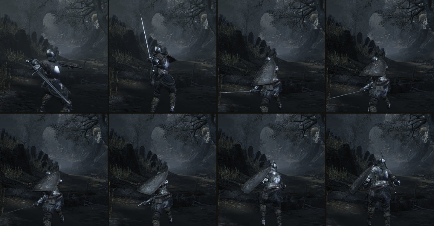 The Longsword's first R1, frame by frame