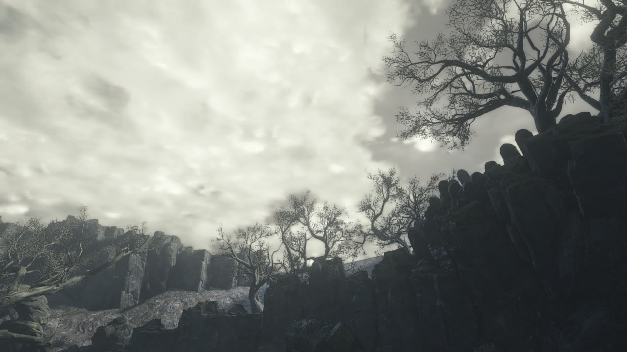 The sky over the Cemetery of Ash