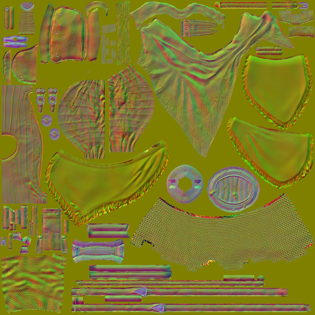 Knight chest normal map